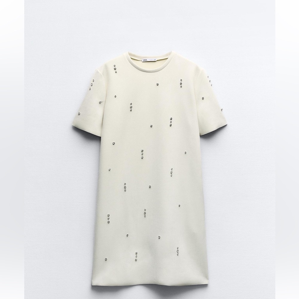 White zara dress